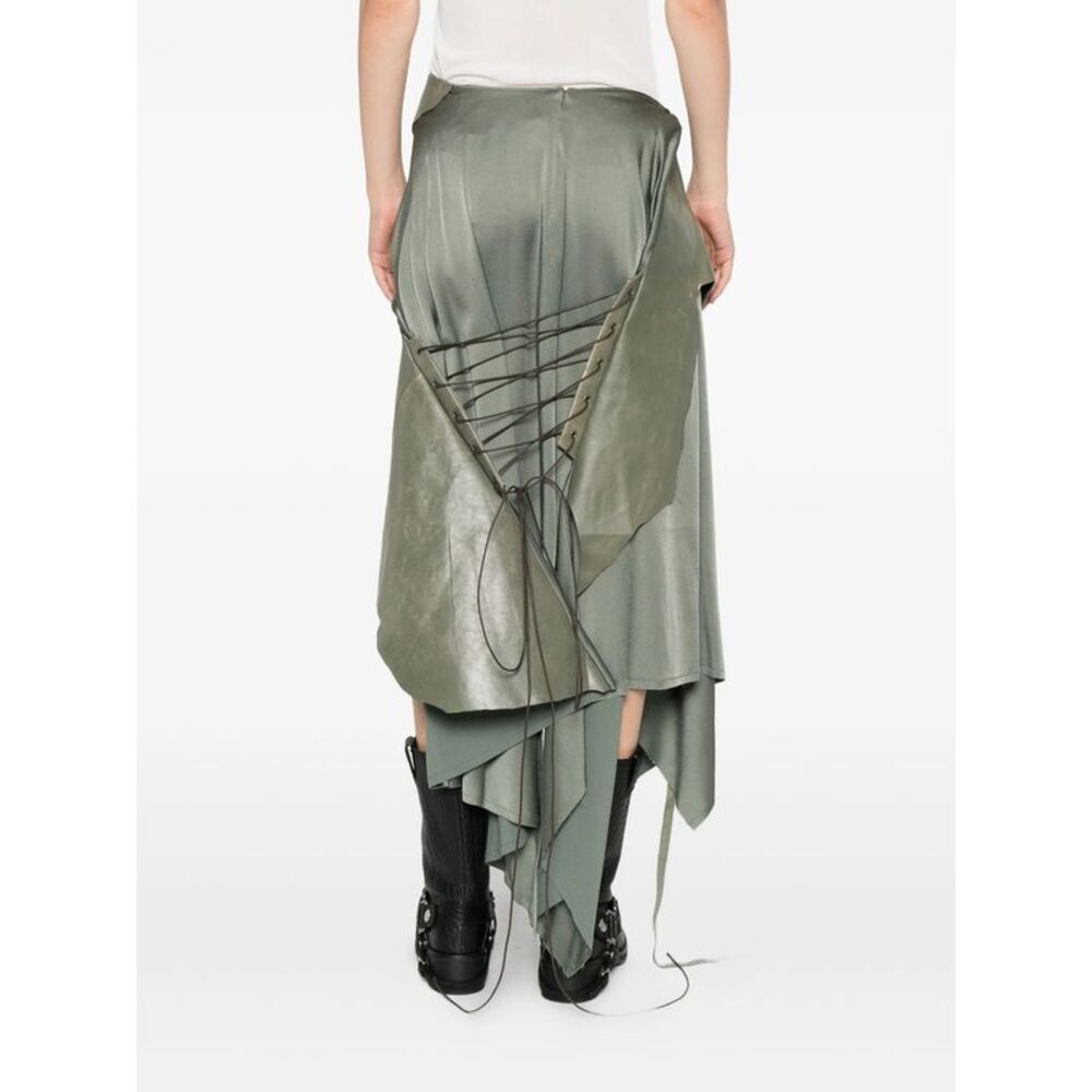 Ann Demeulemeester Green Skirts - Asymmetric & Draped Skirts Women - Picture 2 of 5